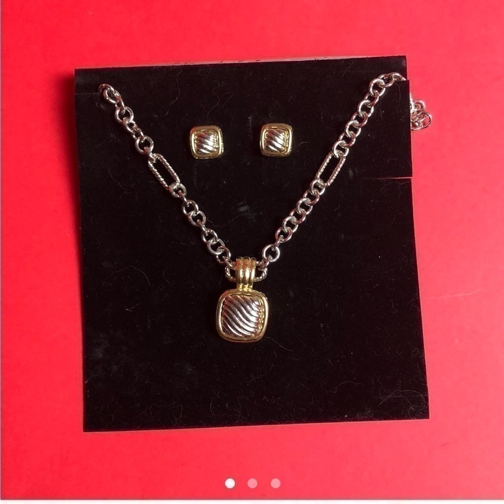 Formal gold and silver jewellery set 💛💛